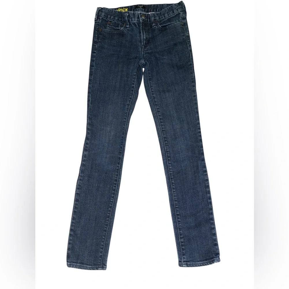 J. Crew Toothpick Dark Blue Skinny Jeans Size 26